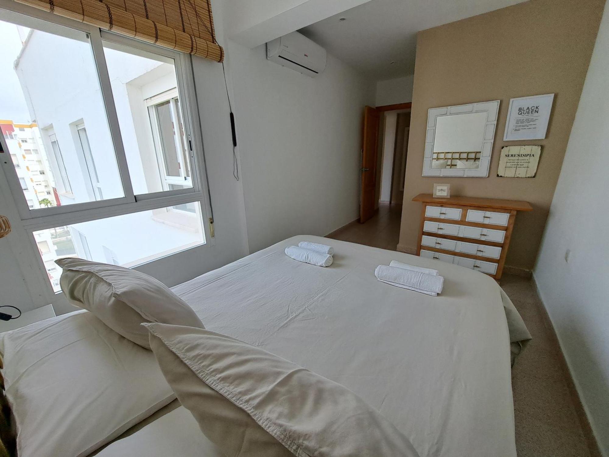 Atico Primera Linea De Playa Con Vistas Al Mar-Climatizado-Wifi-Parking Эль-Пуэрто-де-Санта-Мария Экстерьер фото