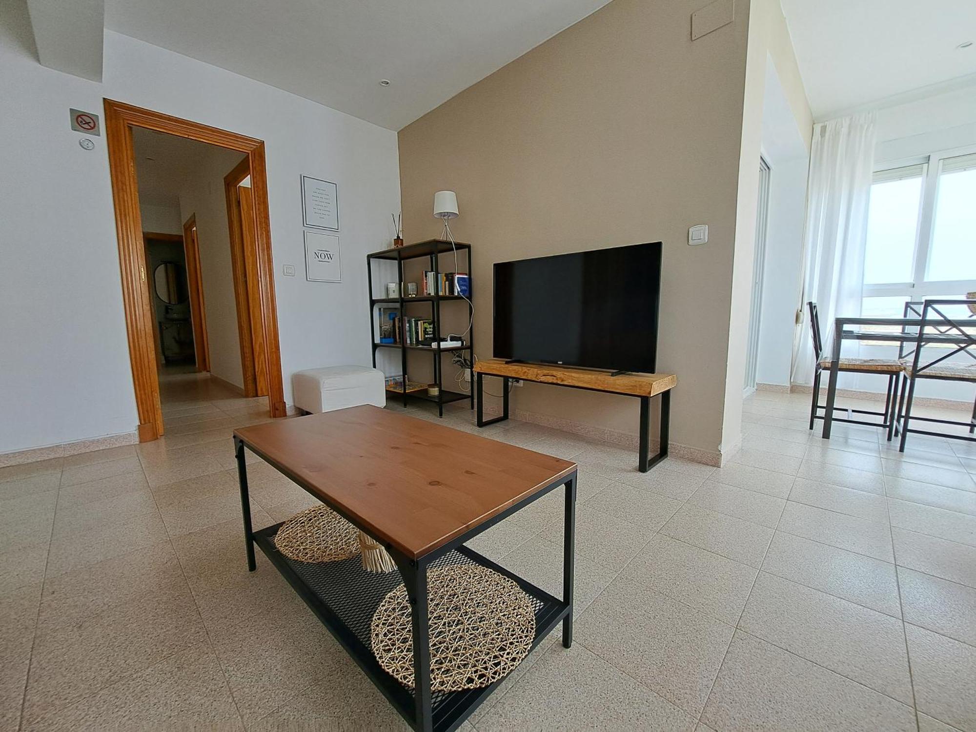 Atico Primera Linea De Playa Con Vistas Al Mar-Climatizado-Wifi-Parking Эль-Пуэрто-де-Санта-Мария Экстерьер фото